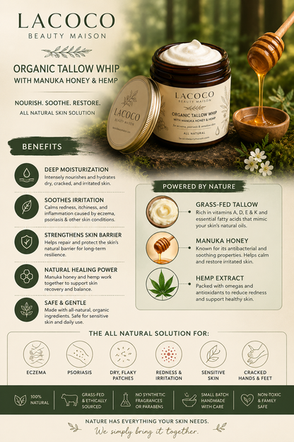 Coco Organic Tallow Whip (For Sensitive Skin)